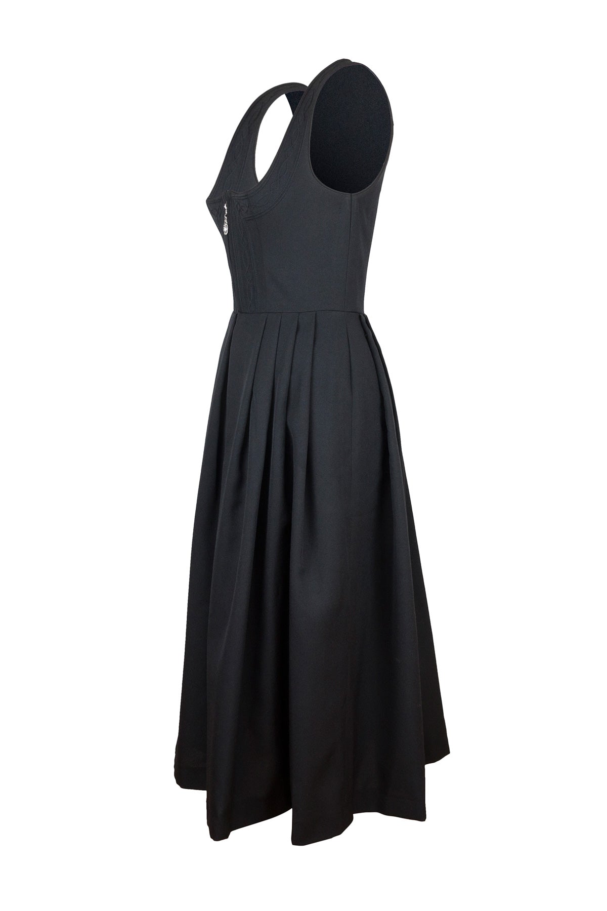 Tradition Festzelt - Dirndl 80cm - mit Reißverschluss - schwarz
